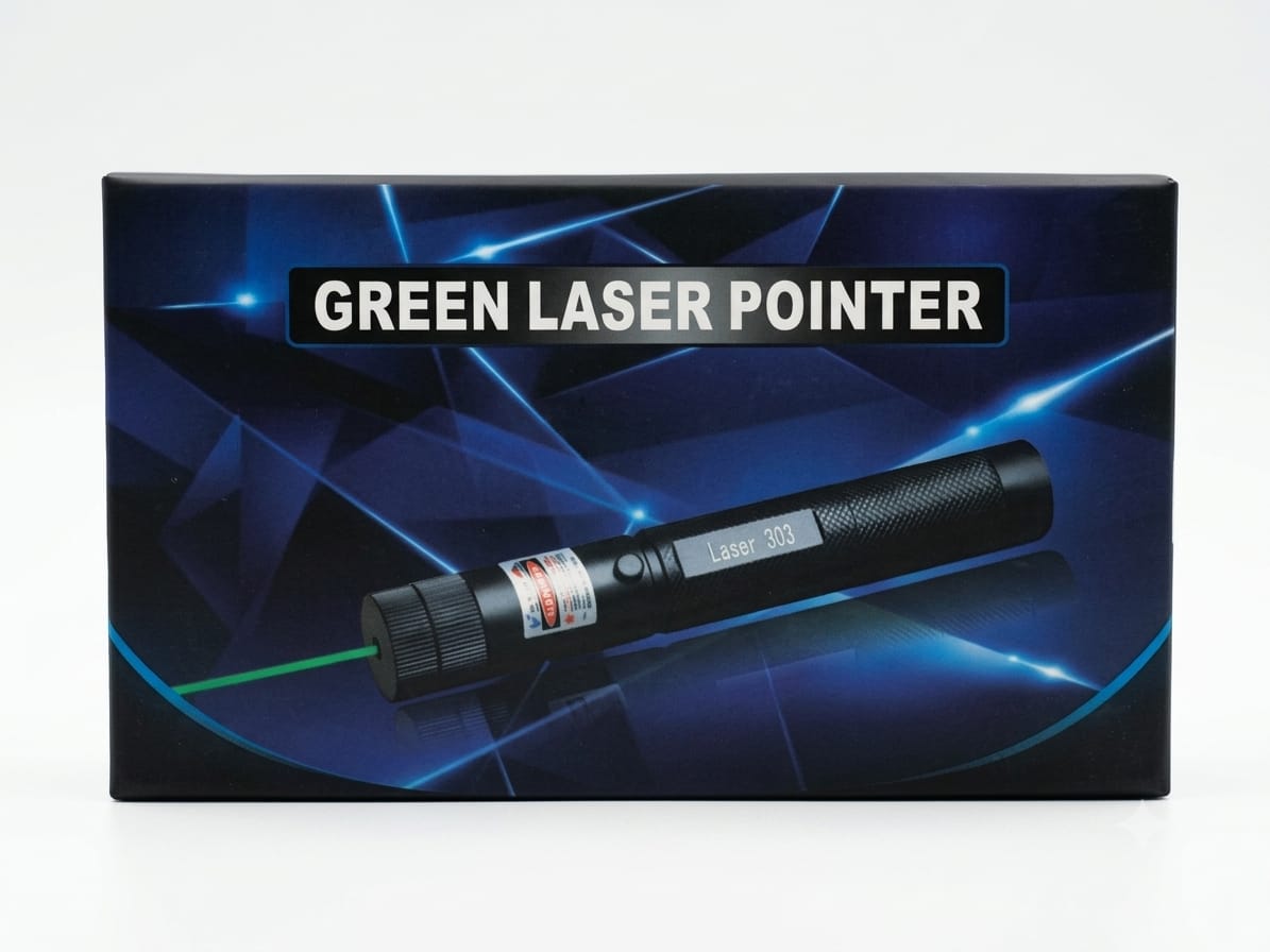 METAL BODY GREEN LASER POINTER K-303 (Multi-Purpose & High Power)
