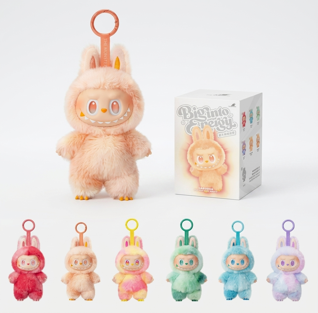 SUPER CUTE DOLL PLUSH KEYCHAIN