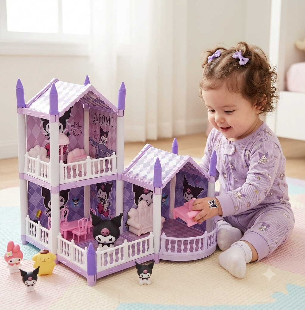 DREAM GARDEN VILLA SET 88PCS  EDUCATIONAL TOYS BEST GIFT FOR KIDS